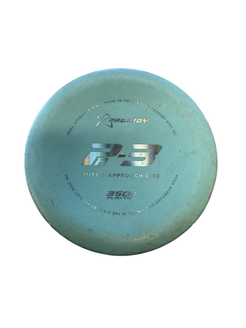 Vist Large View of Product Image Which is Used Prodigy PA-3 350 Disc Golf Putter Teal