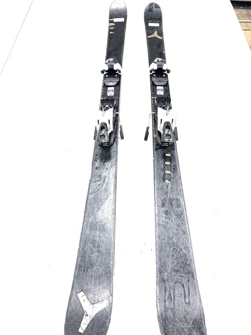 Vist Large View of Product Image Which is Used Atomic PUNX Mens DH Ski/Binding Black 164 cm