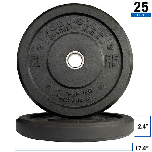 Vist Large View of Product Image Which is Used Body Solid Olympic Plate (Each) 25 lb