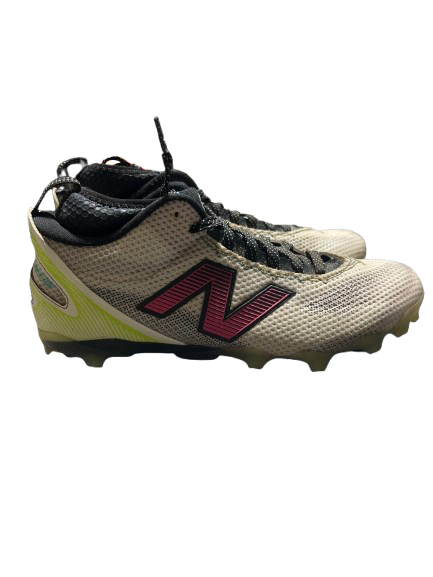Vist Large View of Product Image Which is Used New Balance FREEZE 5.0 MID LE SZ 8.5 LAX Cleats Mens Yellow Senior 8.5