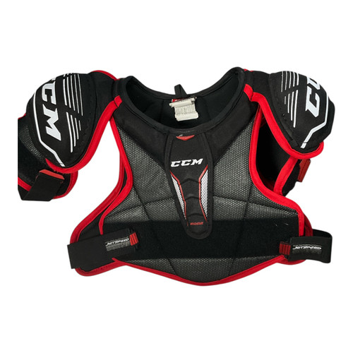 Vist Large View of Product Image Which is Used CCM JETSPEED EDGE Junior Shoulder Pads MD
