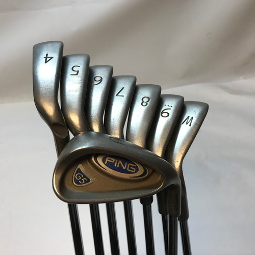 Vist Large View of Product Image Which is Used Ping G5 BLACK DOT Mens Iron Set RH 4I-GW/AW