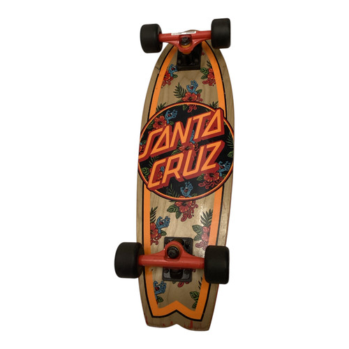 Vist Large View of Product Image Which is Santa Cruz ROAD RIDER Complete Skateboard Orange 8 3/4"