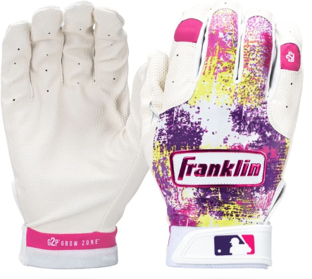 Vist Large View of Product Image Which is New GTP Gloves WH/PK/PU Yth M
