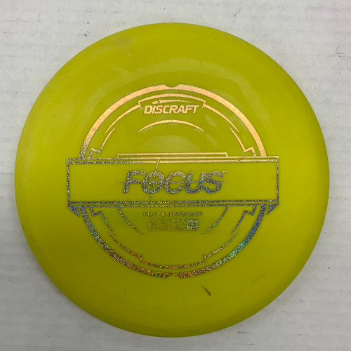 Vist Large View of Product Image Which is Used Discraft SOFT FOCUS Disc Golf Putter Yellow 172g