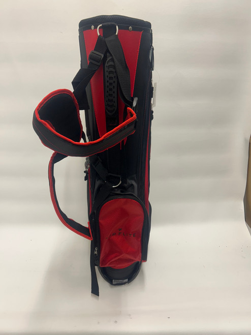 Vist Large View of Product Image Which is Used Top Flite RED AND BLACK Mens Stand Bag Black And Red