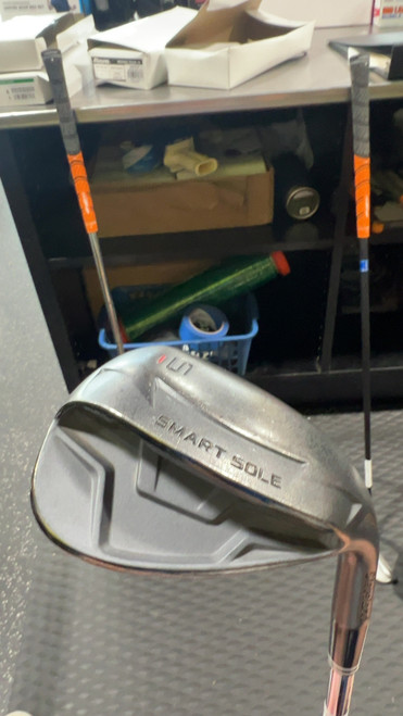 Vist Large View of Product Image Which is Used Cleveland SMART SOLE Golf Wedge Mens RH Sand Wedge