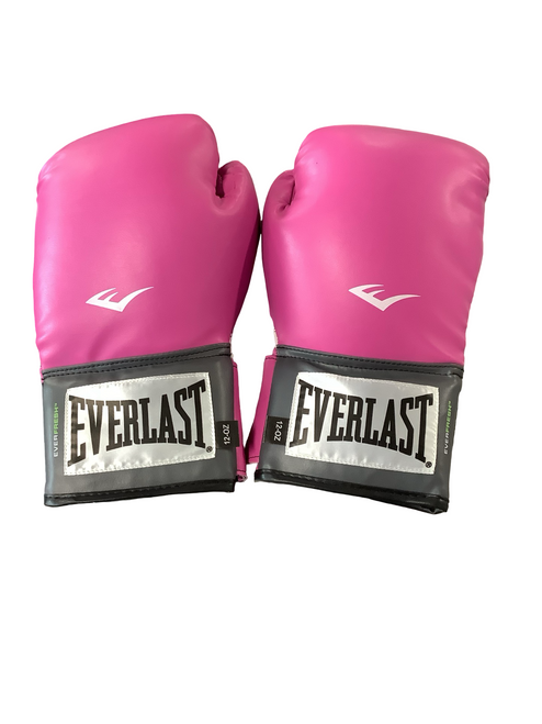 Vist Large View of Product Image Which is Used Everlast Heavy Bag Gloves Pink LG