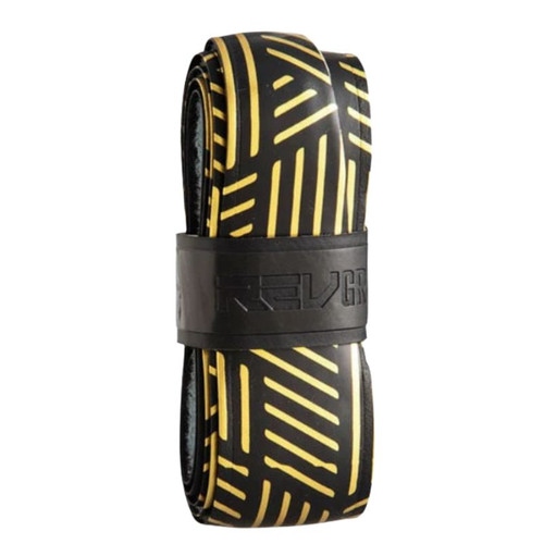 Vist Large View of Product Image Which is New Rawlings RevGrip Gld/Blk 1.8mm Bat Grip