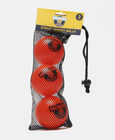 Vist Large View of Product Image Which is New HOW HOCKEY BALL ORANGE 3PK