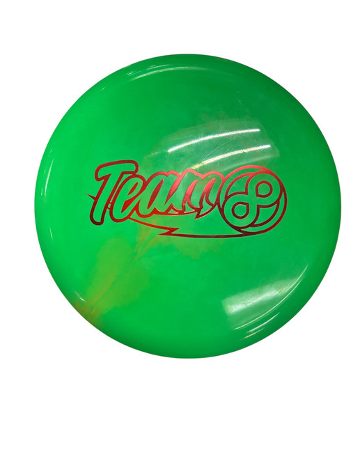 Vist Large View of Product Image Which is Used TEAM 8 Disc Golf Putter Green