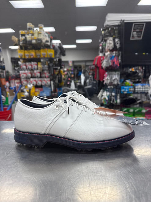 Vist Large View of Product Image Which is New Foot Joy PREMIERE SERIES Mens Golf Shoes White Senior 9.5