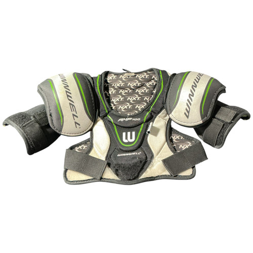 Vist Large View of Product Image Which is Used WinnWell AMP700 Junior Shoulder Pads SM