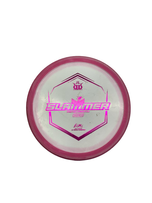 Vist Large View of Product Image Which is Used Dynamic Discs SOCKIBOMB SLAMMER Disc Golf Putter White