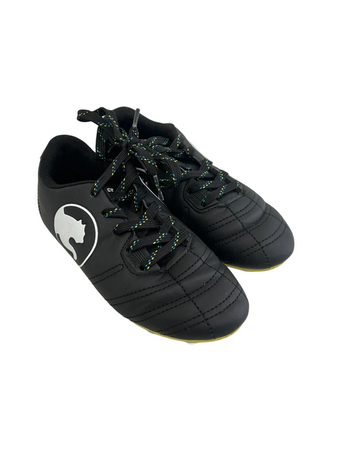 Vist Large View of Product Image Which is Used Puma Procat Youth 13 Soccer Cleats Black 