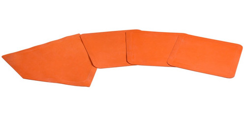 Vist Large View of Product Image Which is New 4 Piece THROW DOWN BASES ORANGE