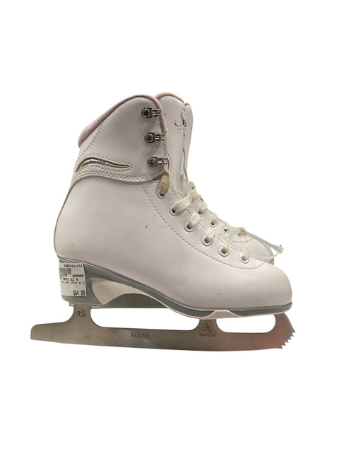 Vist Large View of Product Image Which is Used Jackson SOFT SKATE SZ 4 WomensFigure Skate White Senior 4