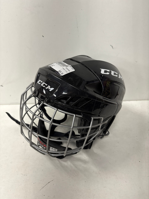 Vist Large View of Product Image Which is Used CCM FL40 Helmet Cage Combo Black SM