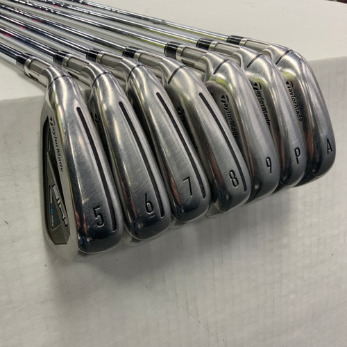 Vist Large View of Product Image Which is Used Taylormade SIM 2 MAX Mens Iron Set LH 5I-GW/AW