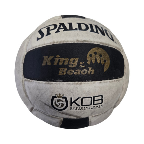 Vist Large View of Product Image Which is Used Spalding KING OF THE BEACH VOLLEYBALL Beach VB White