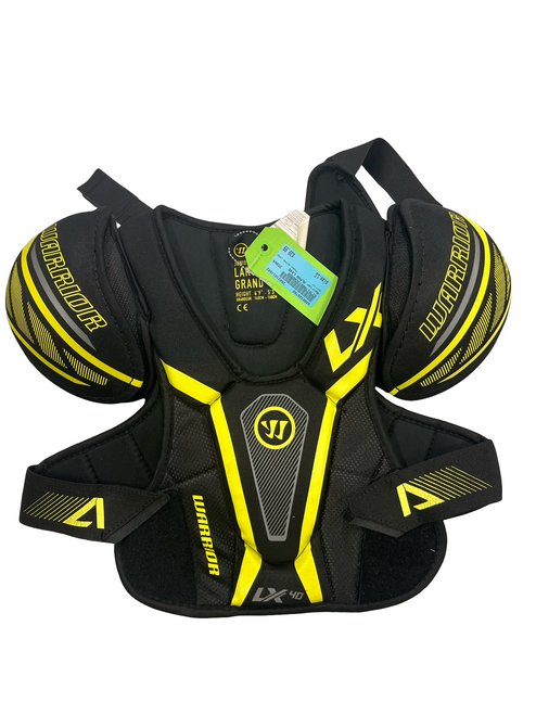 Vist Large View of Product Image Which is Used Warrior ALPHA LX40 Junior Shoulder Pads LG