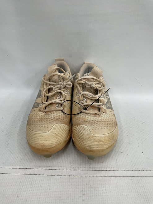 Vist Large View of Product Image Which is Used New Balance COMP V3 CLEAT BB/SB Cleats White Senior 8.5