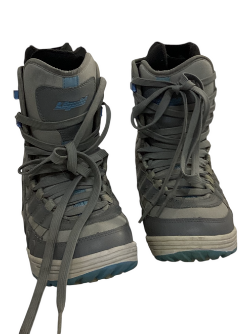 Vist Large View of Product Image Which is Used Liquid SNOWBOARD LACE BOOTS Womens Snowboard Boots Grey Senior 6