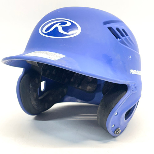 Vist Large View of Product Image Which is Used Rawlings R16S-REVB Batting Helmet No Mask Royal Blue LG