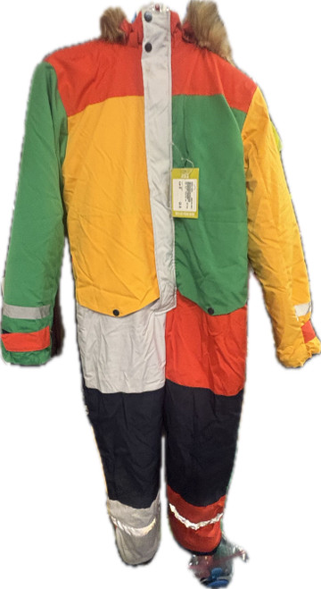 Vist Large View of Product Image Which is Used Snow Bibs M Orange SM