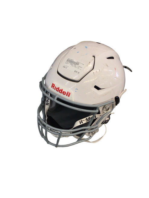 Vist Large View of Product Image Which is Used Riddell SPEED FLEX YTH FB Helmet White LG