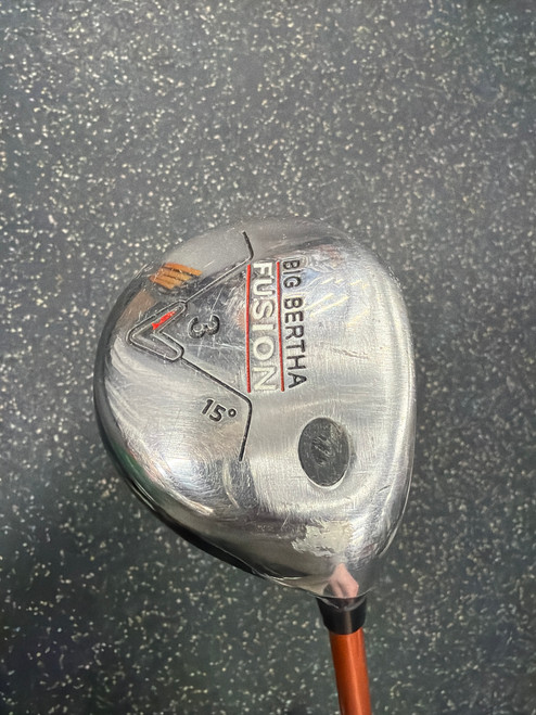 Vist Large View of Product Image Which is Used Callaway BIG BERTHA FUSION Mens Fairway Wood RH 3 Wood