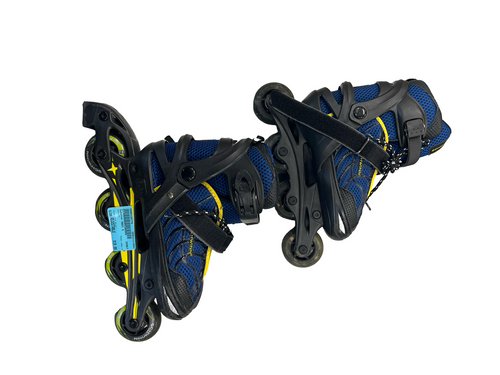 Vist Large View of Product Image Which is Used Schwinn ABEC 5 Senior Rec Fitness Skates Navy Blue Adjustable