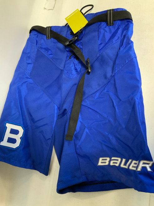 Vist Large View of Product Image Which is Used Bauer BREEZER HS SHELL Senior Pant Royal Blue SM