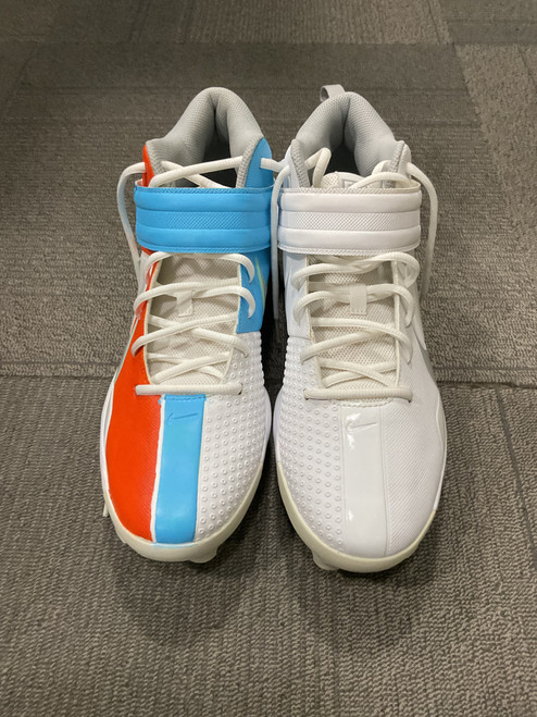 Vist Large View of Product Image Which is Used Nike TROUT 27 CLEATS BB/SB Cleats White Senior 11