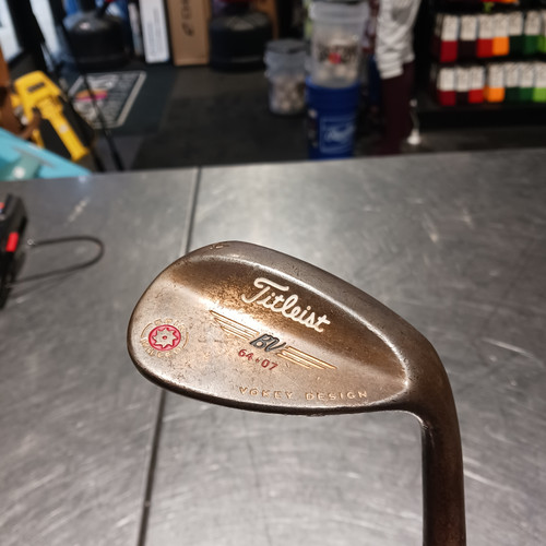 Vist Large View of Product Image Which is Used Titleist BV 64 Golf Wedge Mens RH 64 Degree