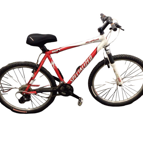 Vist Large View of Product Image Which is Used Specialized HARDROCK Mountain Bike Mens Red 48-52cm - 19-20" - LG Frame