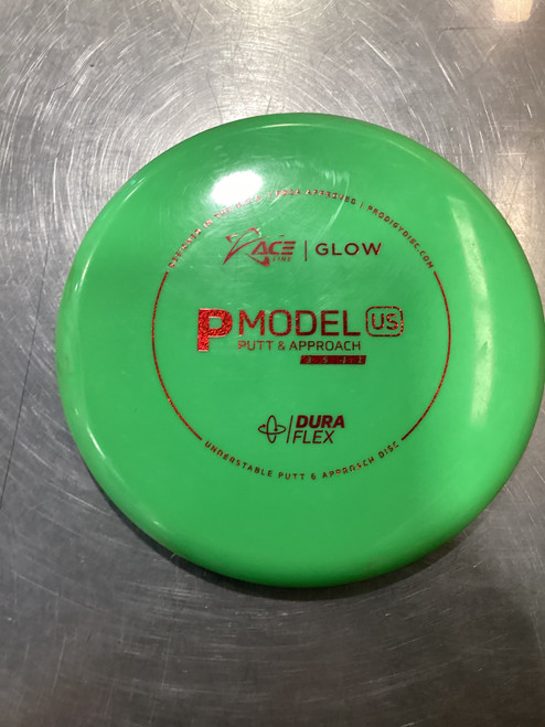 Vist Large View of Product Image Which is Used Prodigy P MODEL US Disc Golf Putter Green