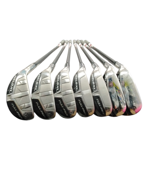 Vist Large View of Product Image Which is Used Cleveland HALO XL FULL-FACE Mens Iron Set LH 5I-GW/AW