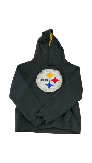 Vist Large View of Product Image Which is Used, NFL, STEELERS, L.S., Sweatshirt, Y, Black, MD