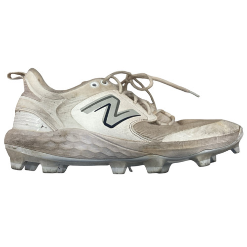Vist Large View of Product Image Which is Used New Balance 3000 CLEATS BB/SB Cleats White Senior 11