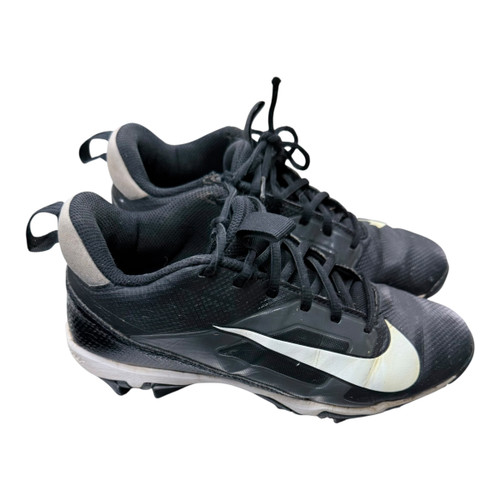 Vist Large View of Product Image Which is Used Nike ALPHA MENACE 4 SHARK Jr FB Cleats Black Junior 05.5