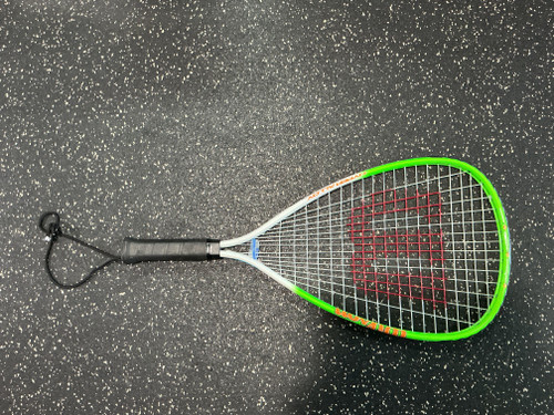 Vist Large View of Product Image Which is Used Wilson HYPER ALLOW Adult Racquetball Racquet Green Unknown