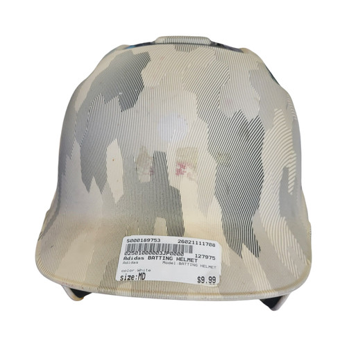 Vist Large View of Product Image Which is Used Adidas BATTING HELMET Batting Helmet No Mask White MD