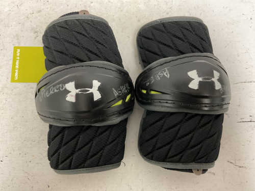 Vist Large View of Product Image Which is Used Under Armour Lacrosse Arm Pads/Guards Black MD