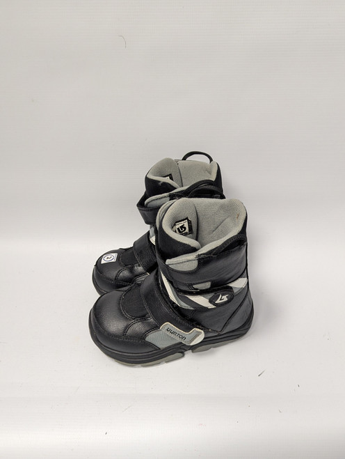 Vist Large View of Product Image Which is Used Burton GROM BOOTS Boys Snowboard Boots Black Junior 02