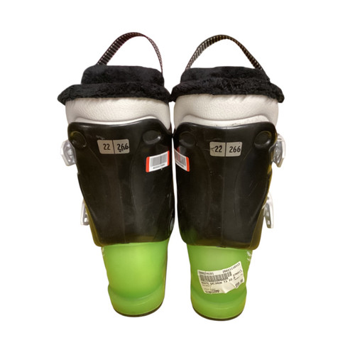 Vist Large View of Product Image Which is Used Salomon T3 Boys DH Ski Boot Green 220 MP - J04 - W05