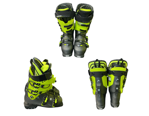 Vist Large View of Product Image Which is Used Head NEXO LYT 130 Mens DH Ski Boot Black And Optic Yellow 250 MP - M07 - W08