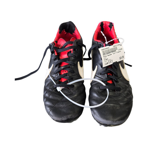 Vist Large View of Product Image Which is Used Nike Soccer Turf Shoes Black Senior 6.5
