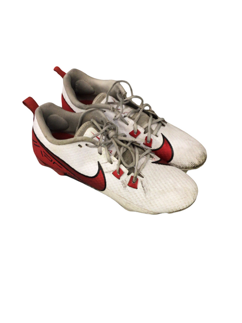 Vist Large View of Product Image Which is Used Nike Adult FB Cleats White Senior 11