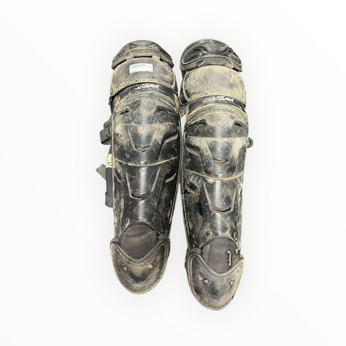 Vist Large View of Product Image Which is Used All-Star Catchers Leg Guards Black Adult